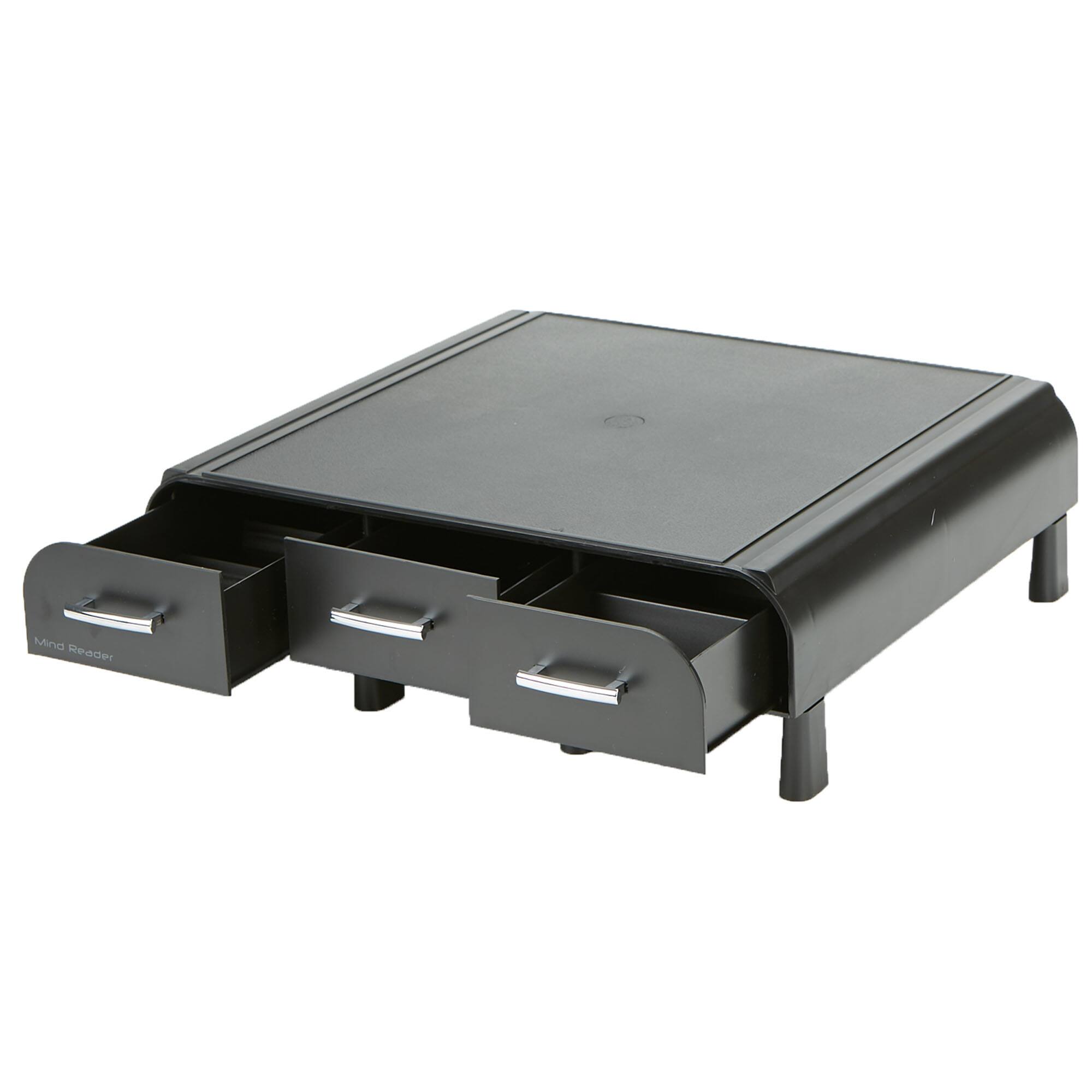 Mind Reader Laptop & Monitor Stand Organizer